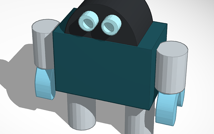 3D design Simple robot - Tinkercad