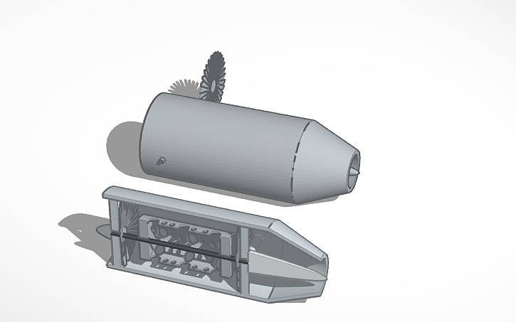 3D design Jet engine - Tinkercad