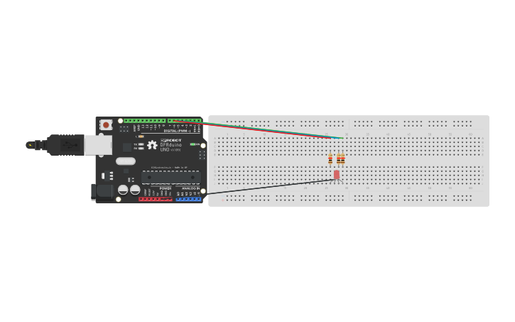 Circuit design Led RGB - Tinkercad