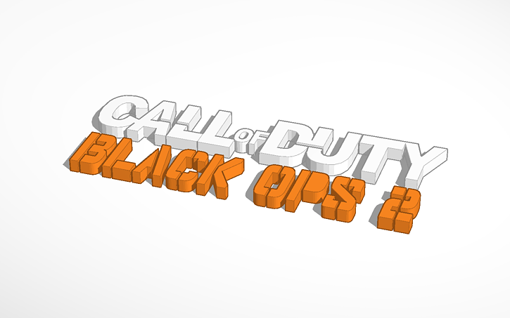 3D design Call Of Duty - Tinkercad