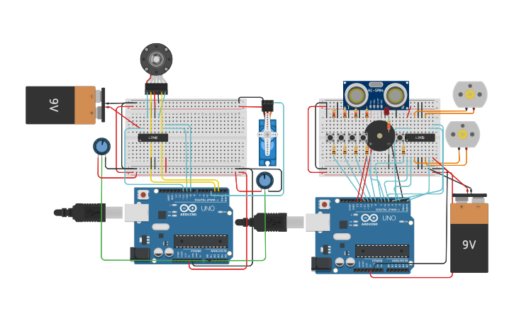 Circuit design Subtask - Tinkercad