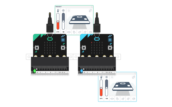 T Design Micro Bit Code Examples Circuit design drawing micro:bit v3 - Tinkercad
