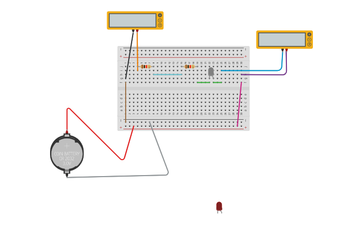 Circuit design parallel and series circuits - Tinkercad