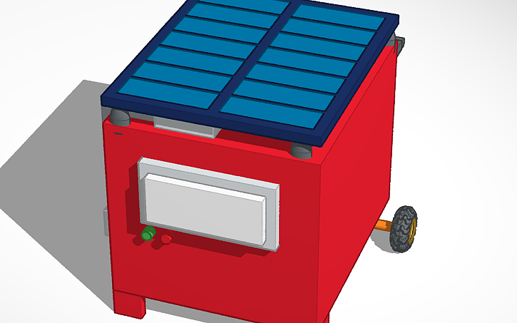 3D design 3D Image of Solar Generator - Tinkercad