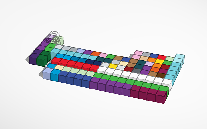 3D design molecules - Tinkercad