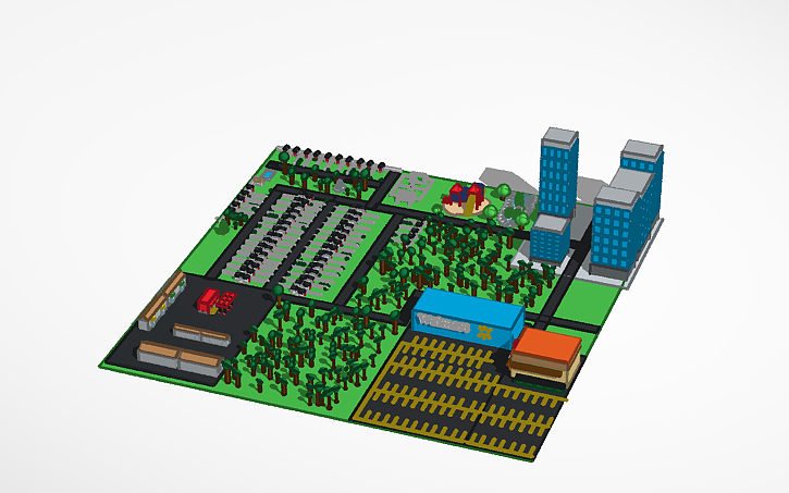 3D design City - Tinkercad