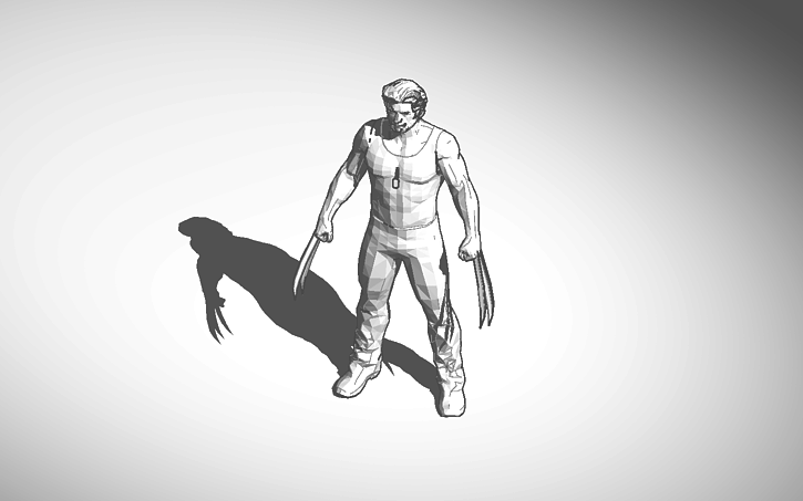 3D design logan/wolverine - Tinkercad