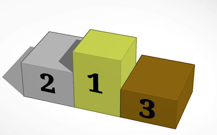 3D design podium - Tinkercad