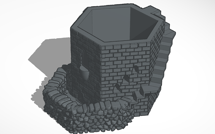 3D design plant pot - Tinkercad