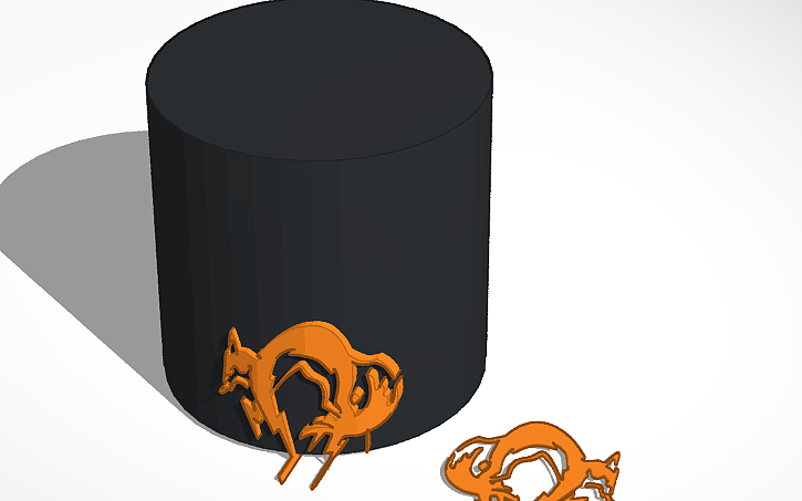3D design fox - Tinkercad