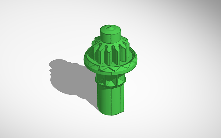 3D design bound spike bit - Tinkercad