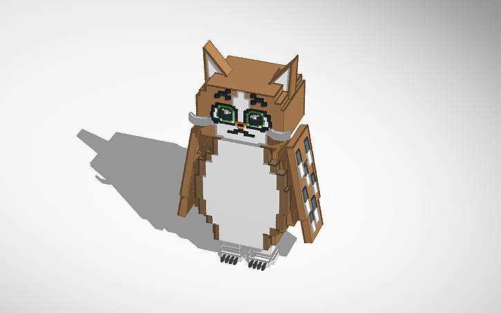 3D design Meowl - Tinkercad