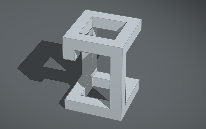 3D design Impossible shape - Tinkercad
