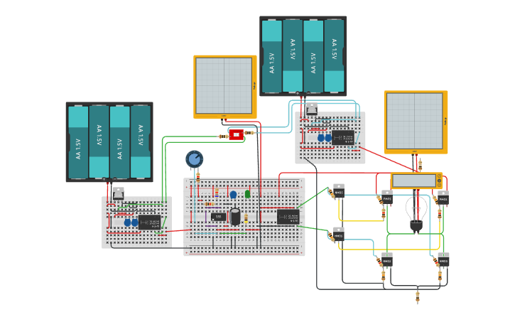 Circuit design 555Timer+Relays controlled Inverter - Tinkercad
