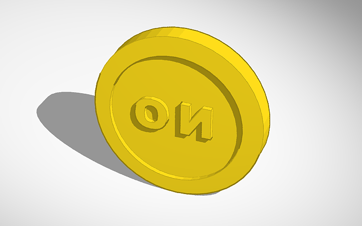 3D design The Deciding Coin - Tinkercad