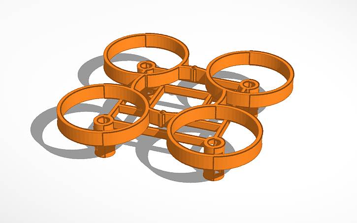 3D design Drone Frame - Tinkercad