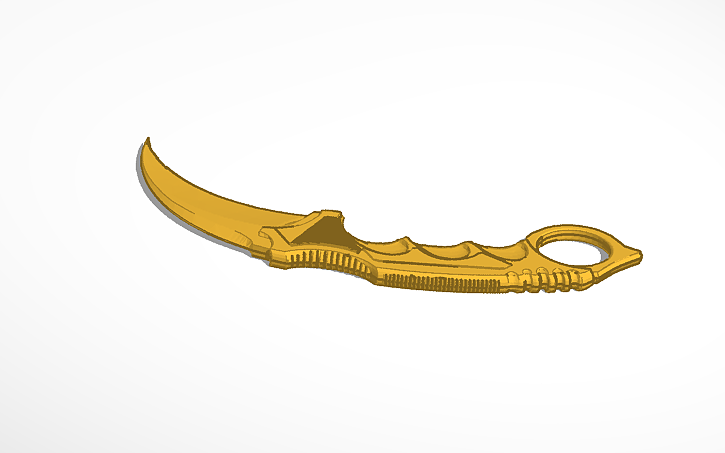 3D design karambit knife standoff2 - Tinkercad