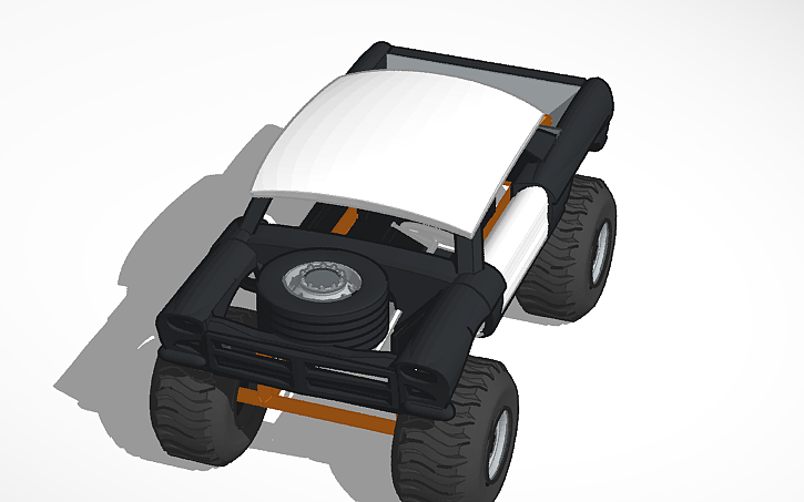 3D design Monster Car 🚙 - Tinkercad