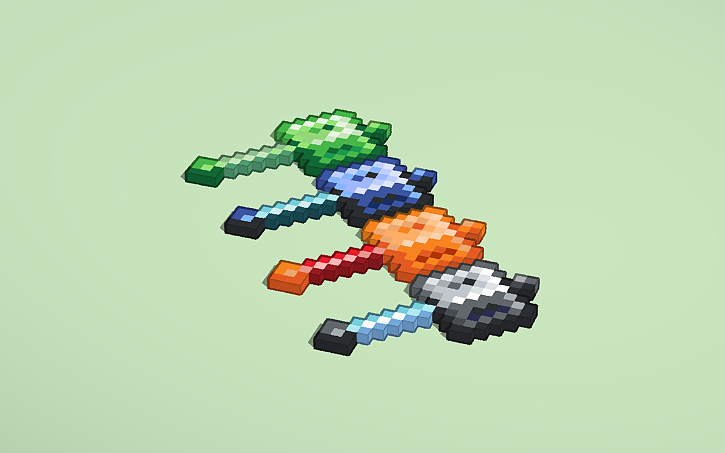3D design Copy of minecraft mace' - Tinkercad