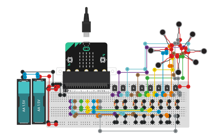 Circuit design Compass for the blind v2.0 - Tinkercad