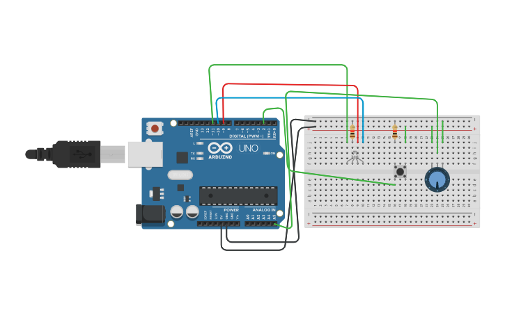 Circuit design Lab 6 level 4 - Tinkercad