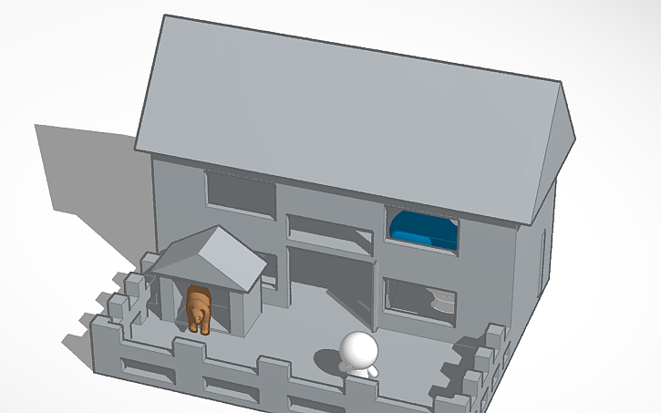 3D design House Design!!! - Tinkercad