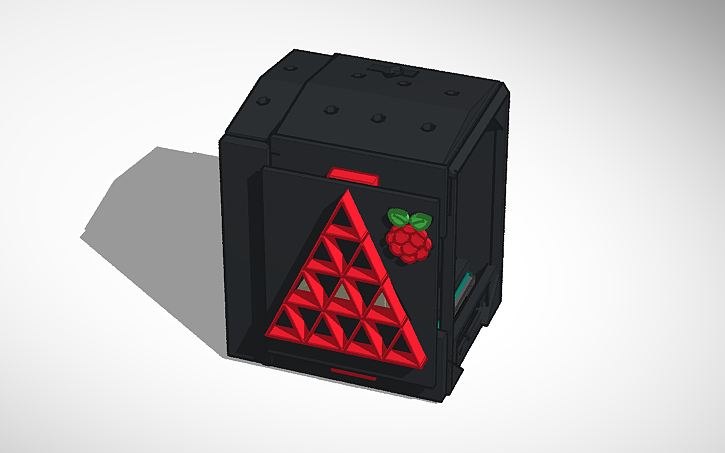 3D design raspberry pi zero case - Tinkercad