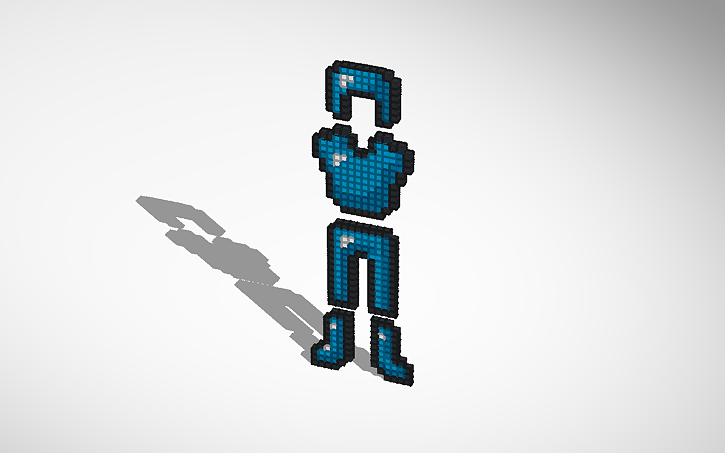 3D design FULL DIMOND ARMOR - Tinkercad