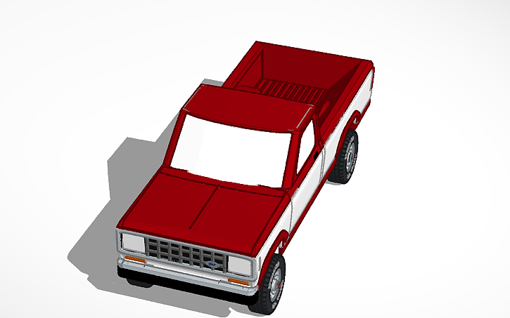 3D design 1987 Ford Ranger XLT - Tinkercad