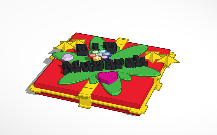 3D design EID Mubarak - Tinkercad