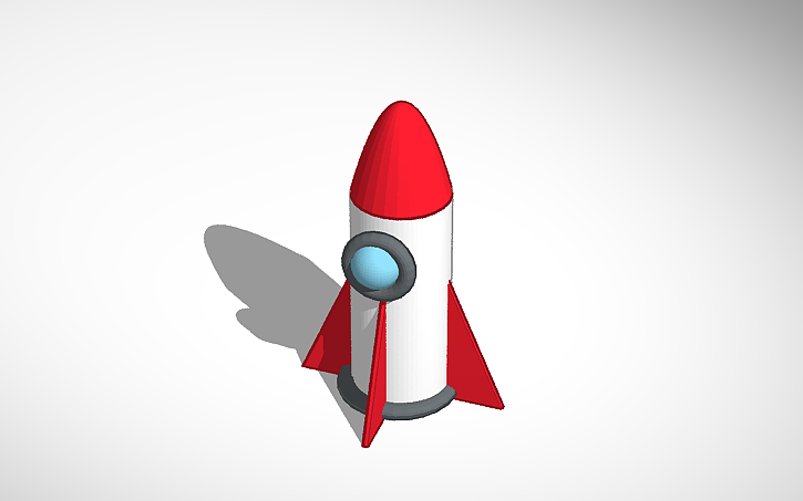 3D design Project3B_Rocket - Tinkercad