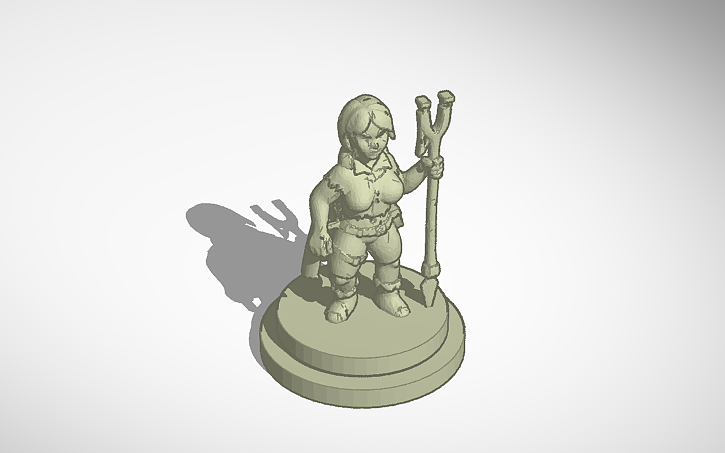 3D design Fantasy Kender - Tinkercad