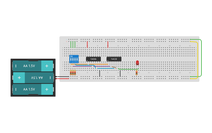 Layout Inversor Circuit design inversor - Tinkercad