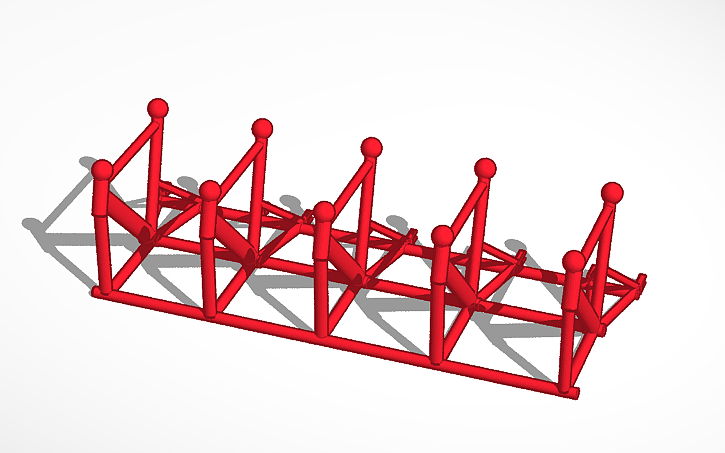 3D design Bike Rack - Tinkercad
