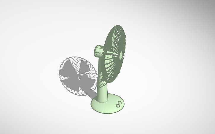 3D design ELECTRIC FAN - Tinkercad