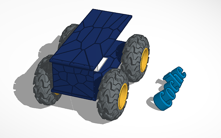 3D design Rover lunar - Tinkercad