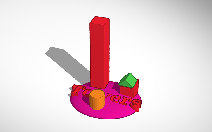 3D design circle carpet - Tinkercad