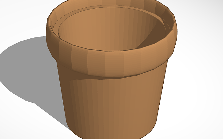 3D design Pot Design/Flower Pot - Tinkercad