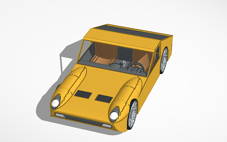 3D design super car - Tinkercad