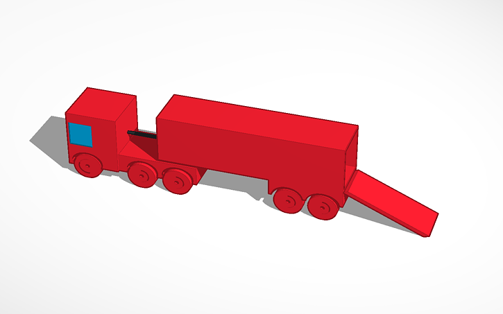 709 Tinker 3D design camion - Tinkercad