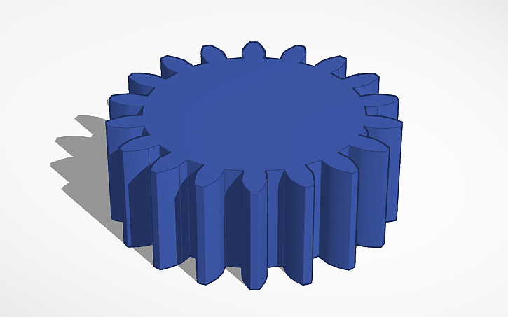 3D design Rack and pinion gear builder - Tinkercad