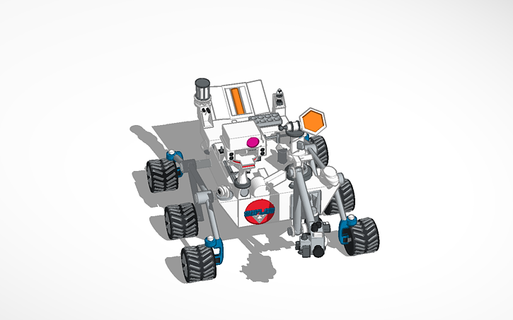 3D design MARS Rover - Tinkercad