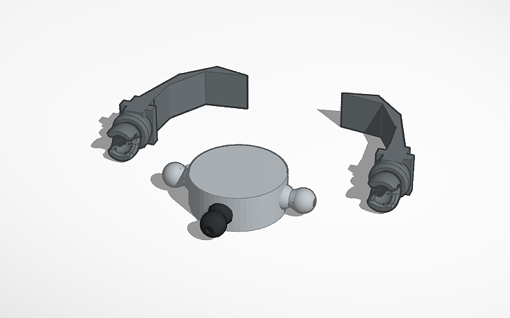 3D design libary bot - hand - Tinkercad