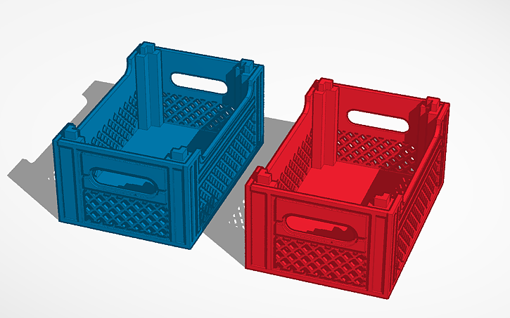 3D design storage containers - Tinkercad