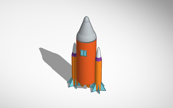 Free 3d Interior Rockets Design 3D design rocket - Tinkercad