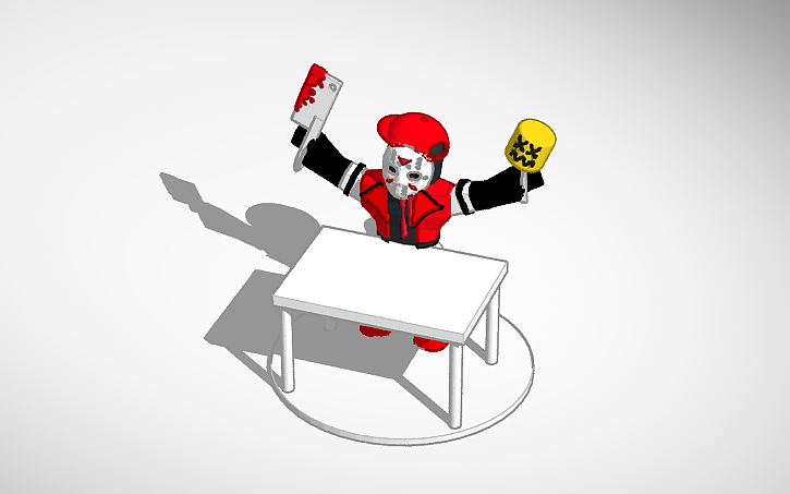 3D design Vanity Jason forsaken idle figure - Tinkercad