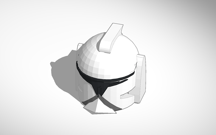 3D design Clone trooper helmet - Tinkercad