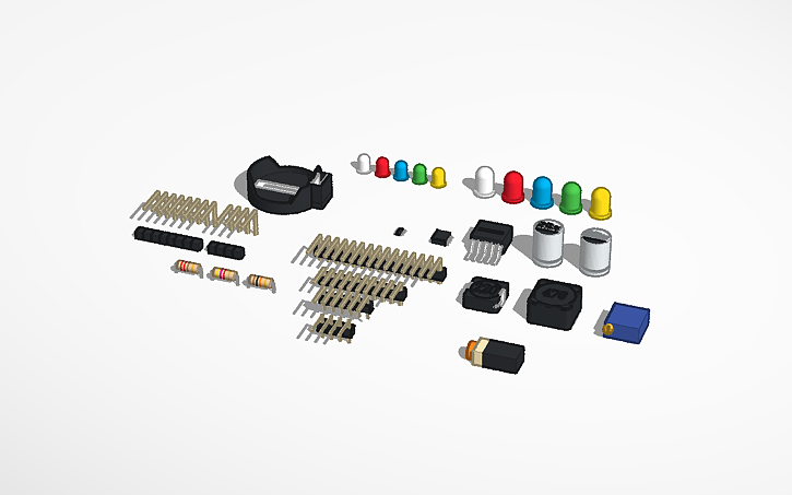3d Arduino Components 3D design parts for arduino - Tinkercad