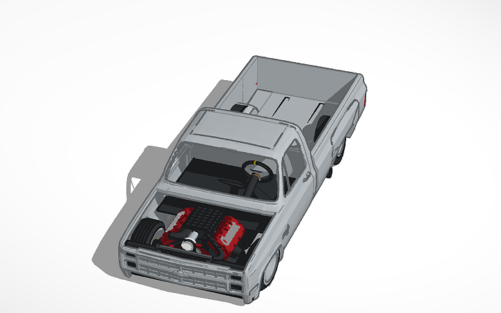 3D design drag c10 - Tinkercad