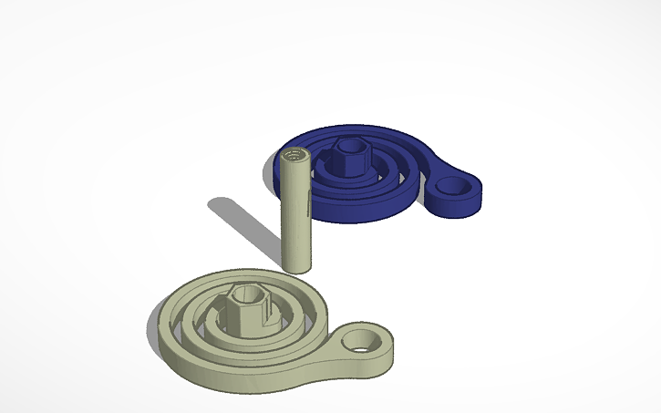 3D design Spring and Axel - Tinkercad